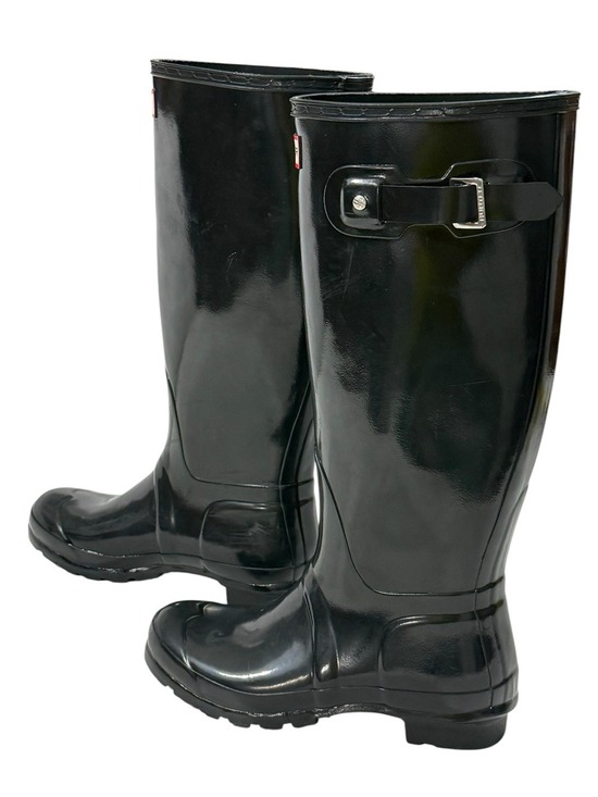 Hunter Shoes - Hunter Original Tall Gloss Black Rain Boots Womens US 7/UK5